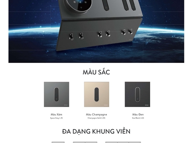 Simon S20 – Khi công tắc trở thành nghệ thuật