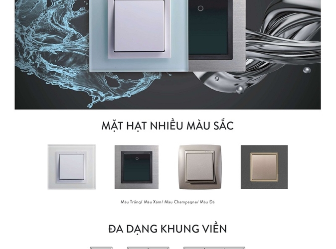Catalogue công tắc ổ cắm Simon Series V8