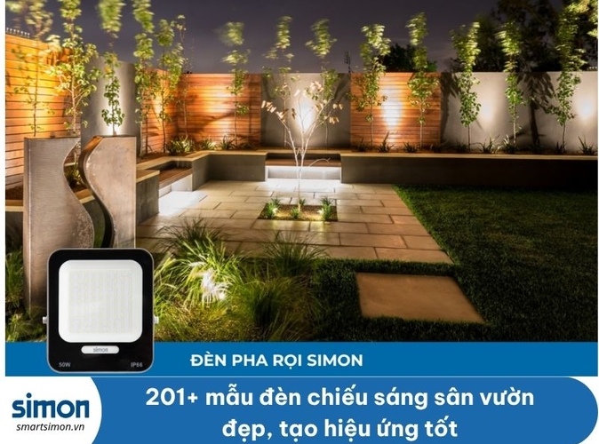 201+ mẫu đèn chiếu sáng sân vườn đẹp, tạo hiệu ứng tốt