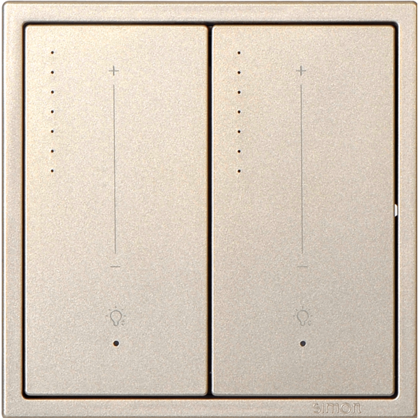 Công tắc Dimmer đôi I7 Smart Gen 3 màu Champagne 70E8316TY-46