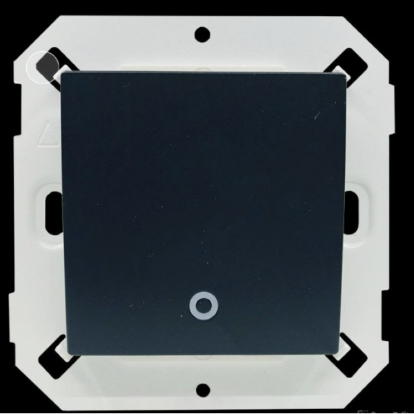 Module Công tắc đơn 20A 2 cực, 1 chiều có LED đỏ (Black) V8 80203-26