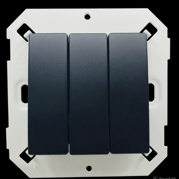 Module Công tắc ba 16A 1 chiều (Black) V8 80371-26