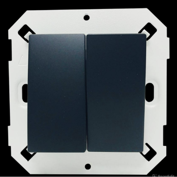 Module Công tắc đôi 16A 1 chiều (Black) V8 80398 - 26