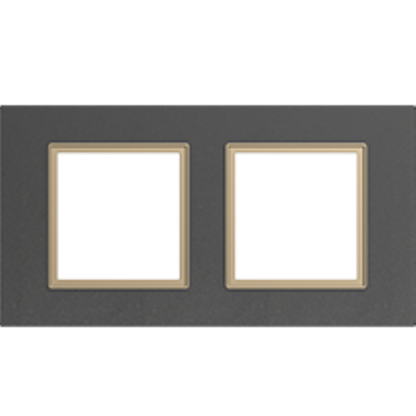 Khung viền đá đôi (Basatlic black) V8 80726-2A