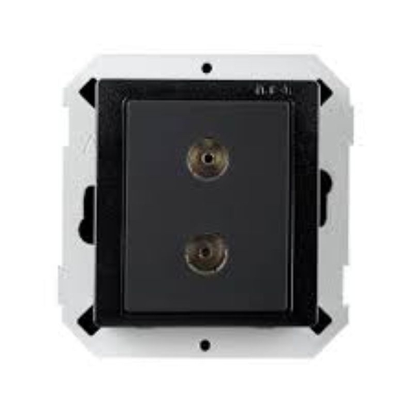 Module Ổ cắm kết nối âm thanh (đơn) (Black) V8 80800Y1-26