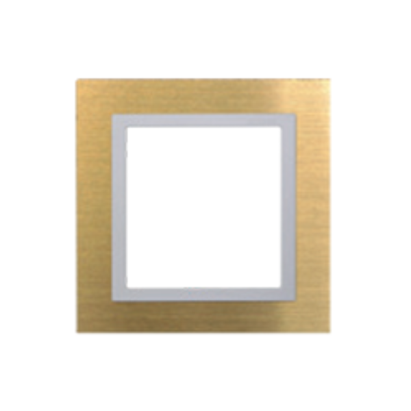 Khung viền kim loại đơn (brush gold) V8 80811-48