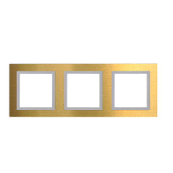 Khung viền kim loại ba (brush gold) V8 80831-48