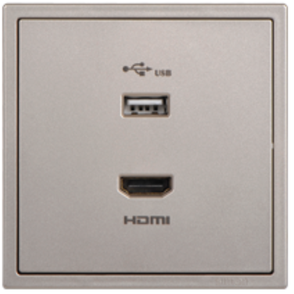 Module Ổ cắm USB và HDMI (Champagne) i7 700494-46