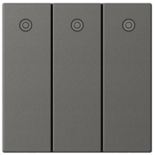 Module công tắc ba, một chiều có đèn LED (Grey) i7 701033-61