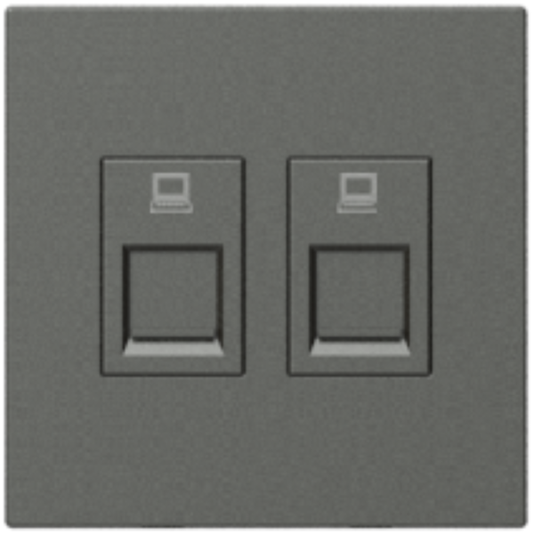 Module ổ cắm dữ liệu đôi Cat6e (Grey) i7 705228-61