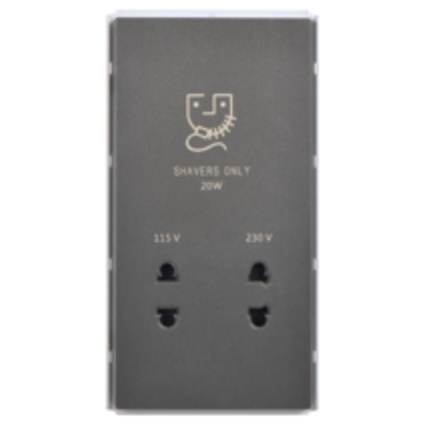 Module Bộ ổ cắm dao cạo râu (Grey) i7 714504-61