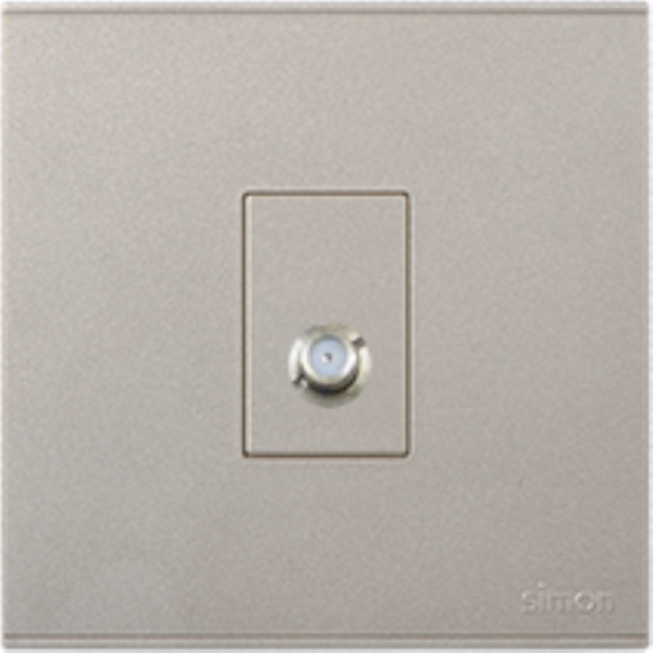 Bộ ổ cắm TV có chống nhiễu chuẩn F (Champagne) E6 725114-46