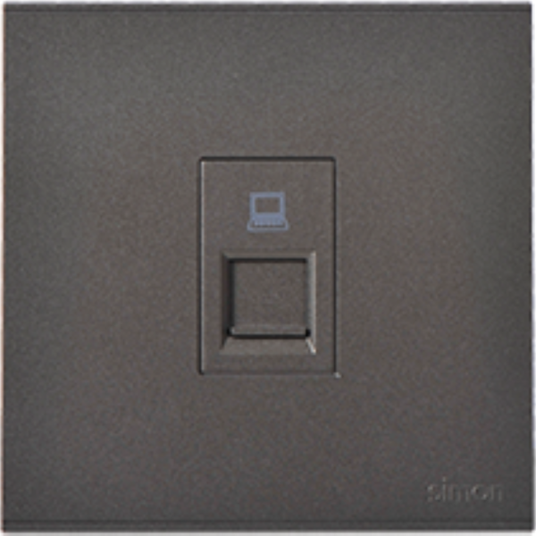 Bộ ổ cắm dữ liệu đơn Cat6e (Grey E6 725218-61