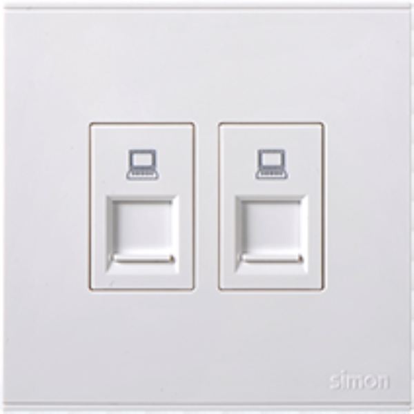 Bộ ổ cắm dữ liệu đôi Cat6e E6 725228