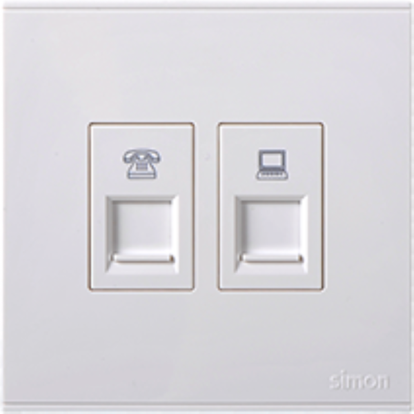 Bộ ổ cắm điện thoại và dữ liệu Cat6e E6  725229