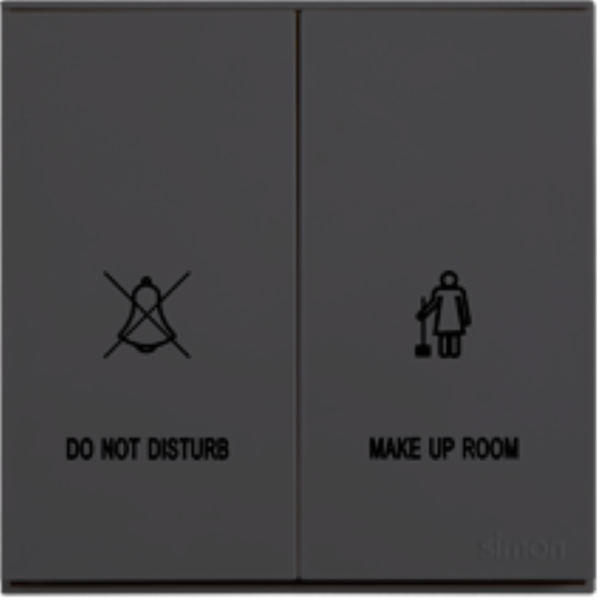 Bộ công tắc đôi 2 chiều hiển thị 