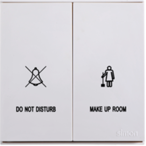 Bộ công tắc đôi 2 chiều hiển thị 