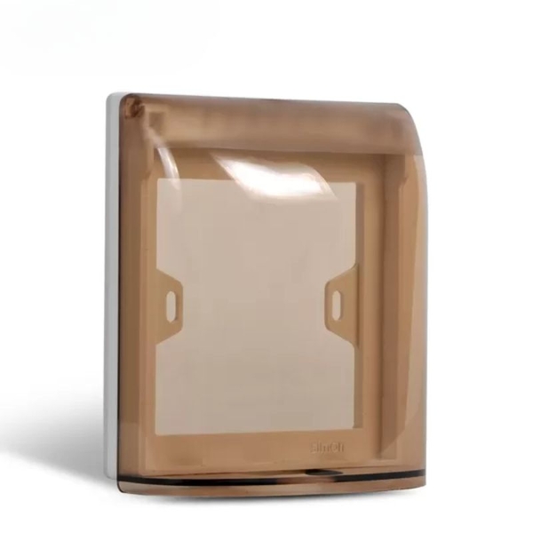 Mặt che nước chống nước cho công tắc Simon S255 đế vuông trong suốt