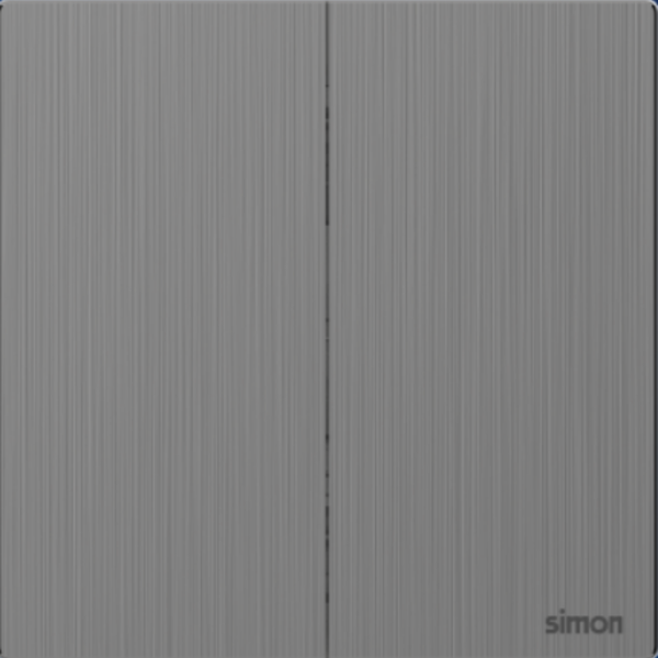 Bộ công tắc đôi 1 chiều Simon M7 Metal 661021M-2B