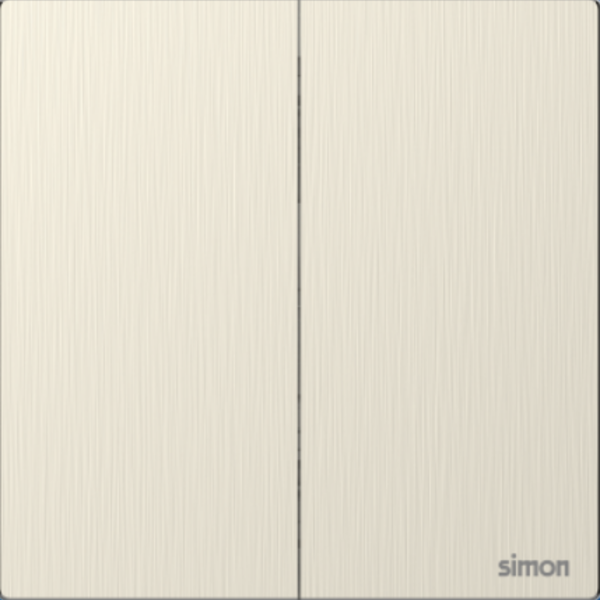 Bộ công tắc đôi 1 chiều Simon M7 Metal 661021M-2C