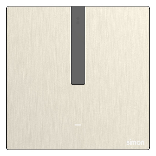 Module Công Tắc Bối Cảnh Đơn Thông Minh Simon M7 Smart Metal Màu Vàng Gold 66E8005MTY-2C