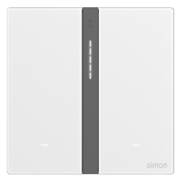 Bộ Công Tắc Bối Cảnh Đôi Thông Minh Simon M7 Smart Metal Màu Bạc 66E8006MTY-2A