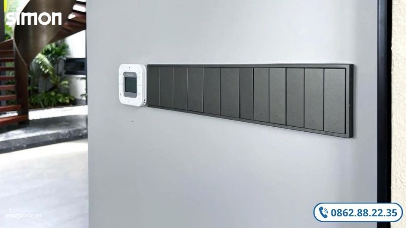 Hoàn thành thi công nhà thông minh và công tắc kiểm tra hoàn tất