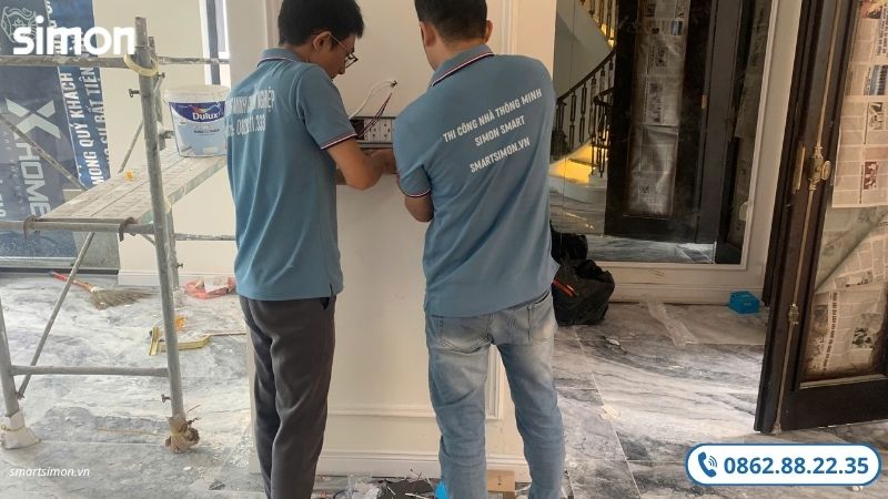 Thi công lắp đặt thiết bị điện thông minh