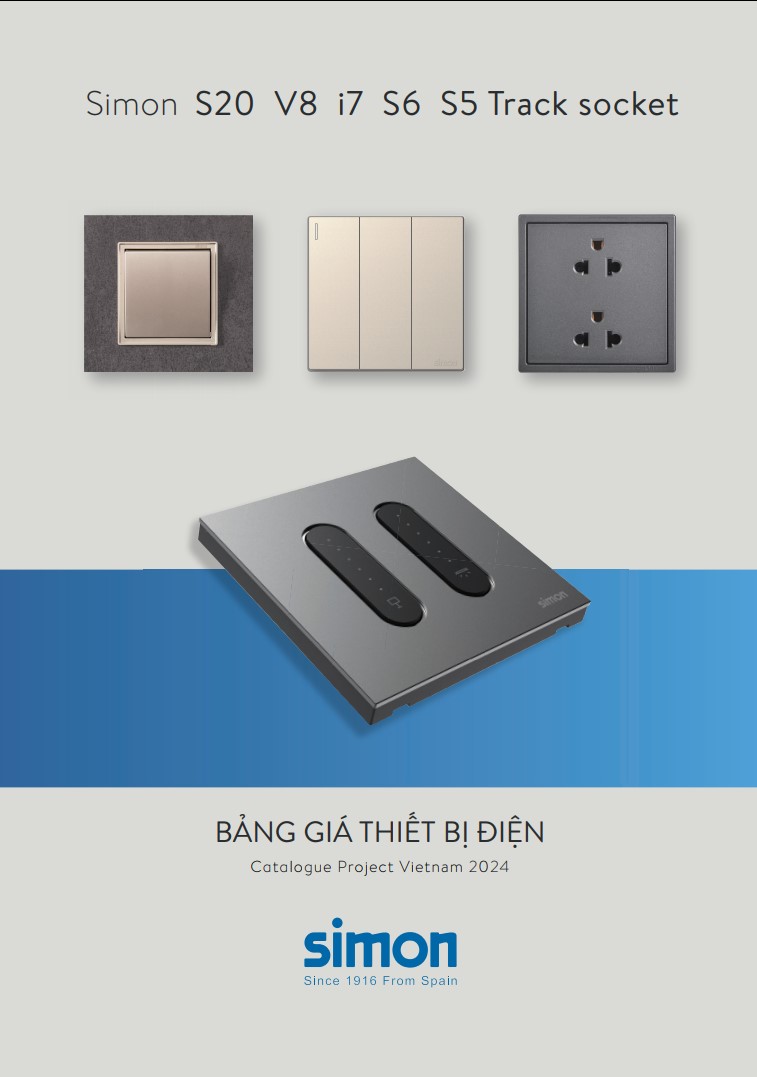 Bảng giá thiết bị điện công tắc Simon
