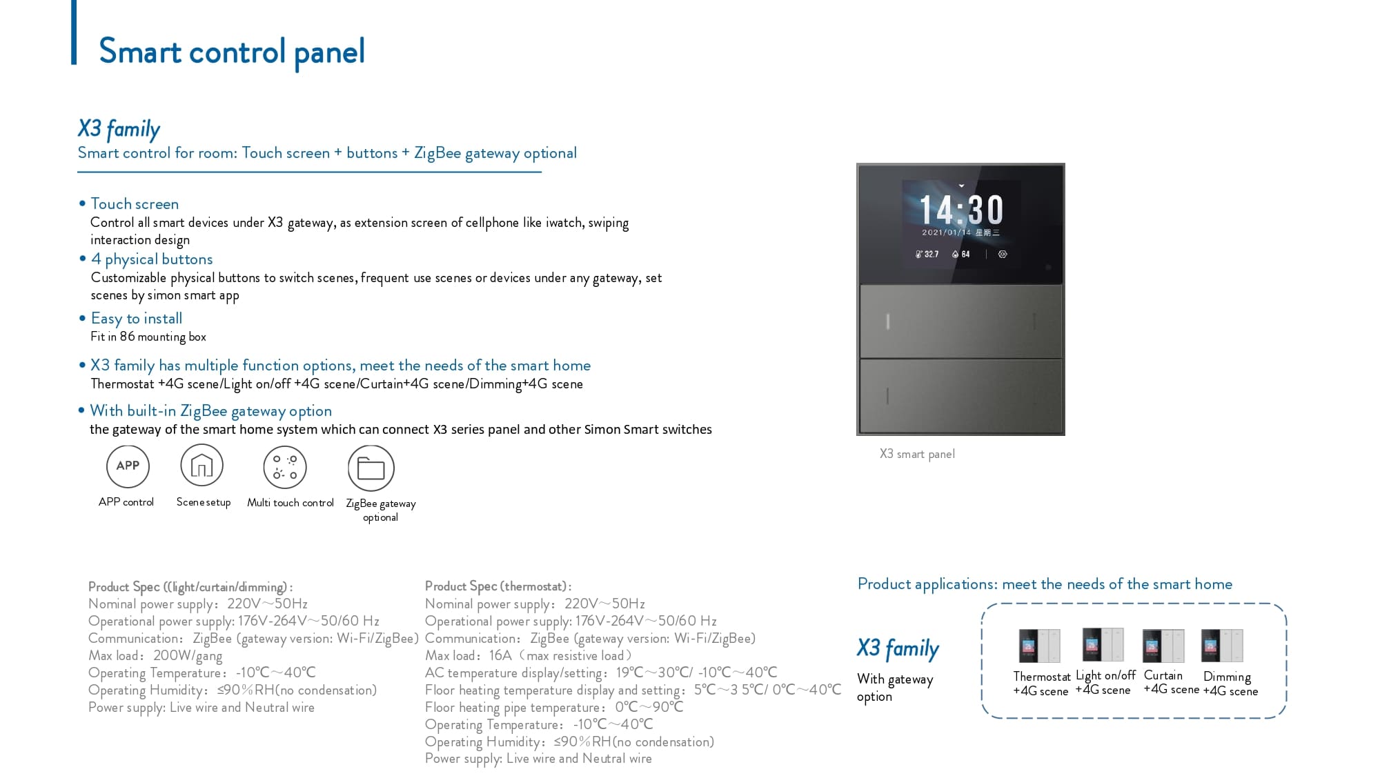 Catalogue Simon i7 Smart