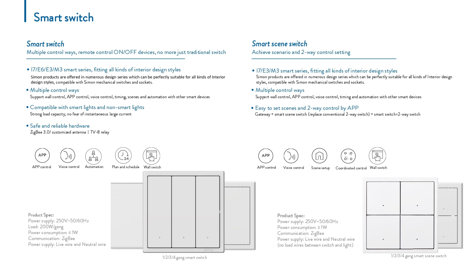 Catalogue Simon i7 Smart