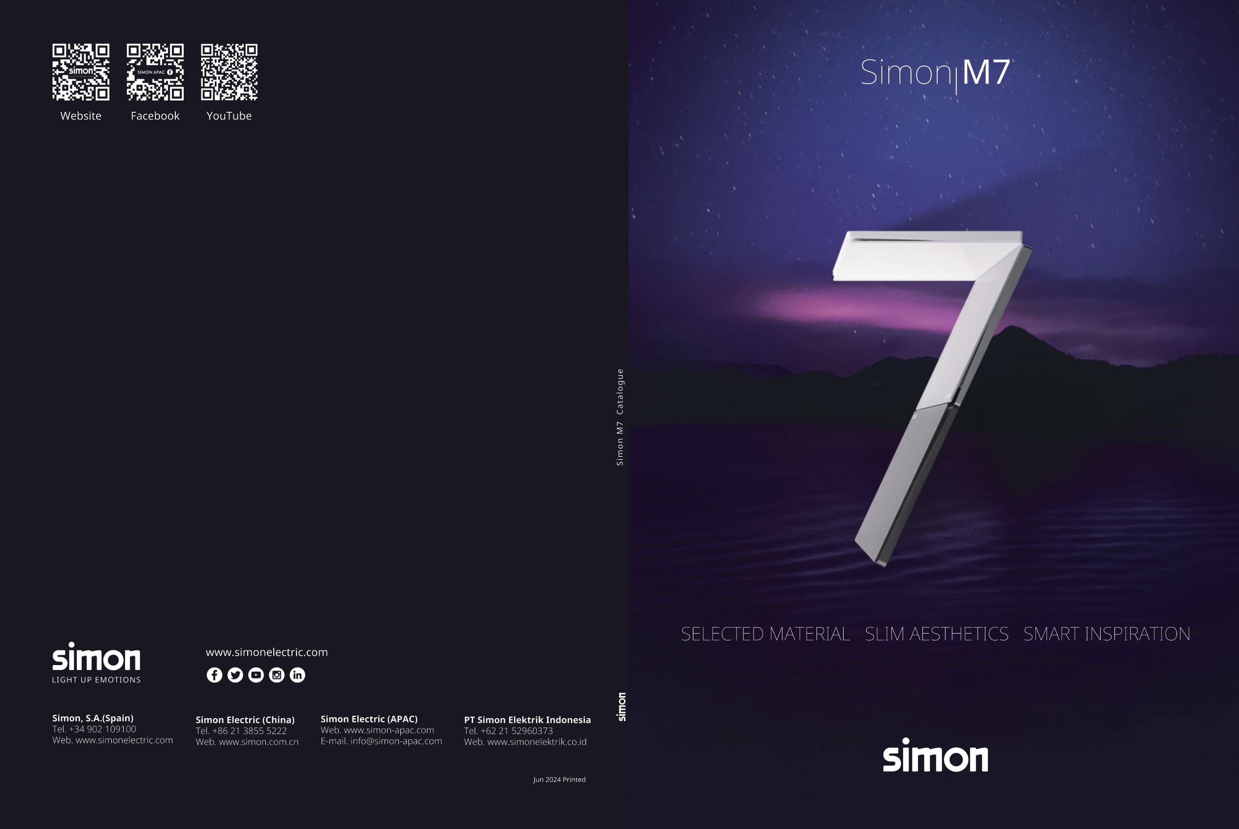 Catalogue công tắc Simon M7 Smart