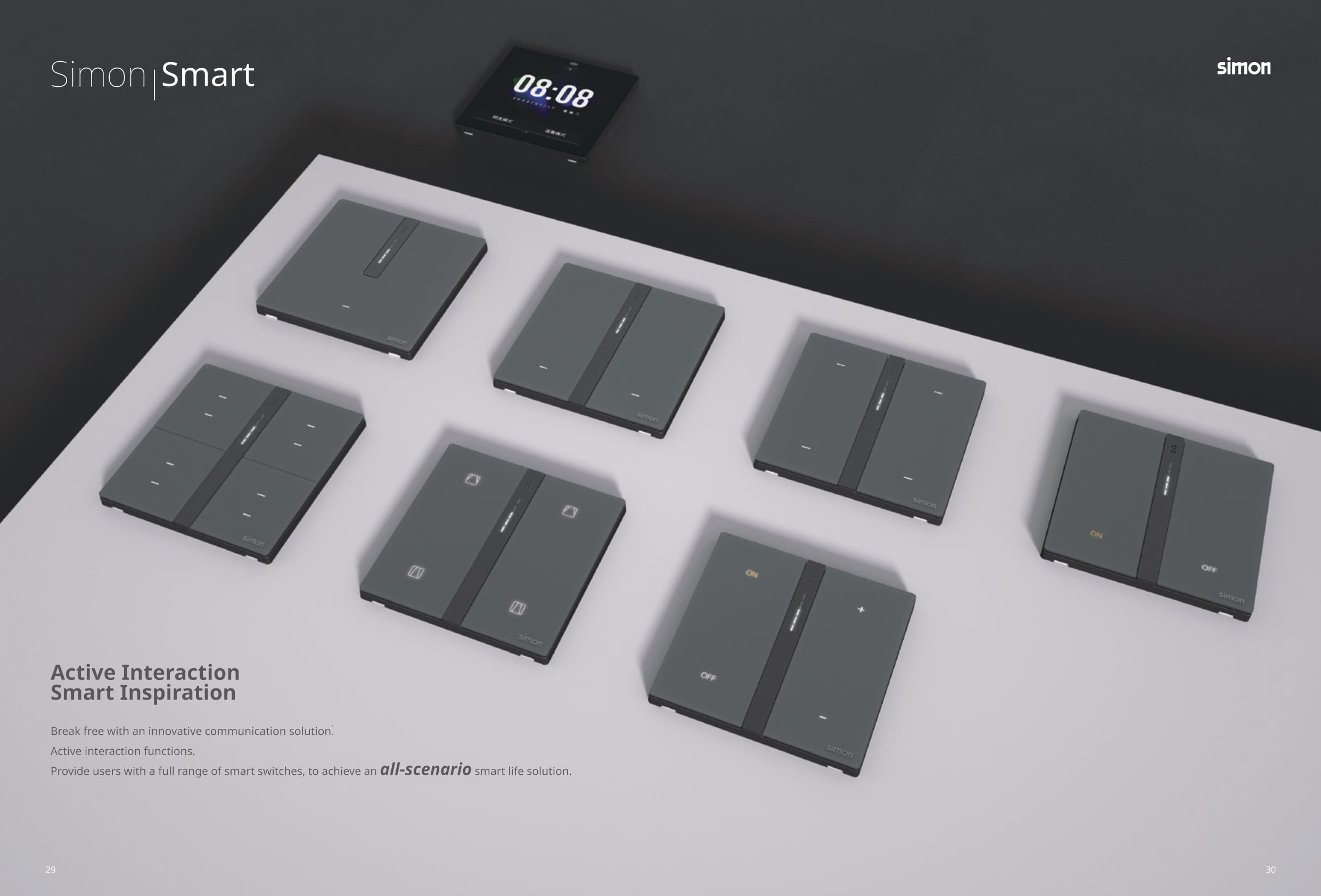 Catalogue công tắc Simon M7 Smart