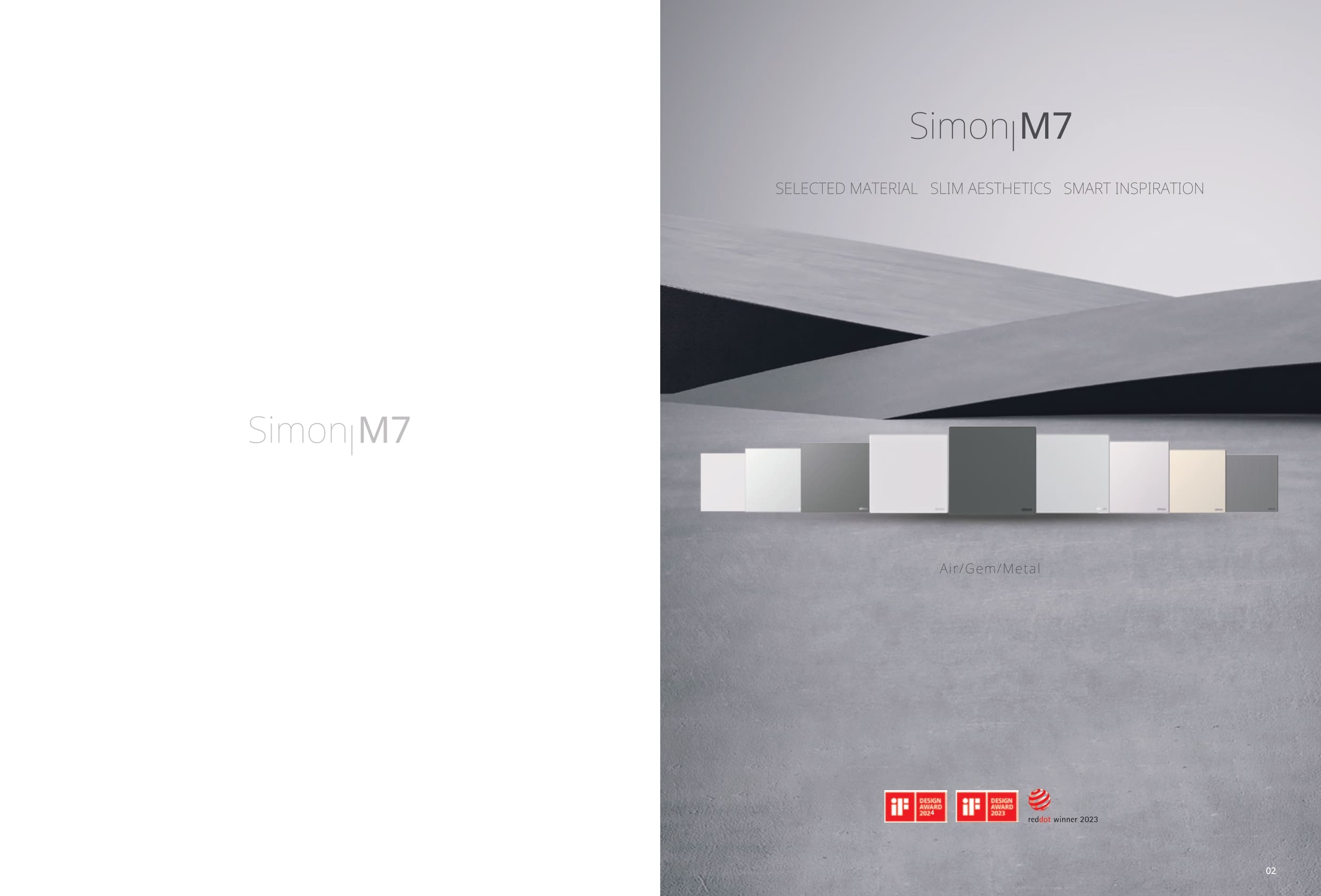 Catalogue công tắc Simon M7 Smart
