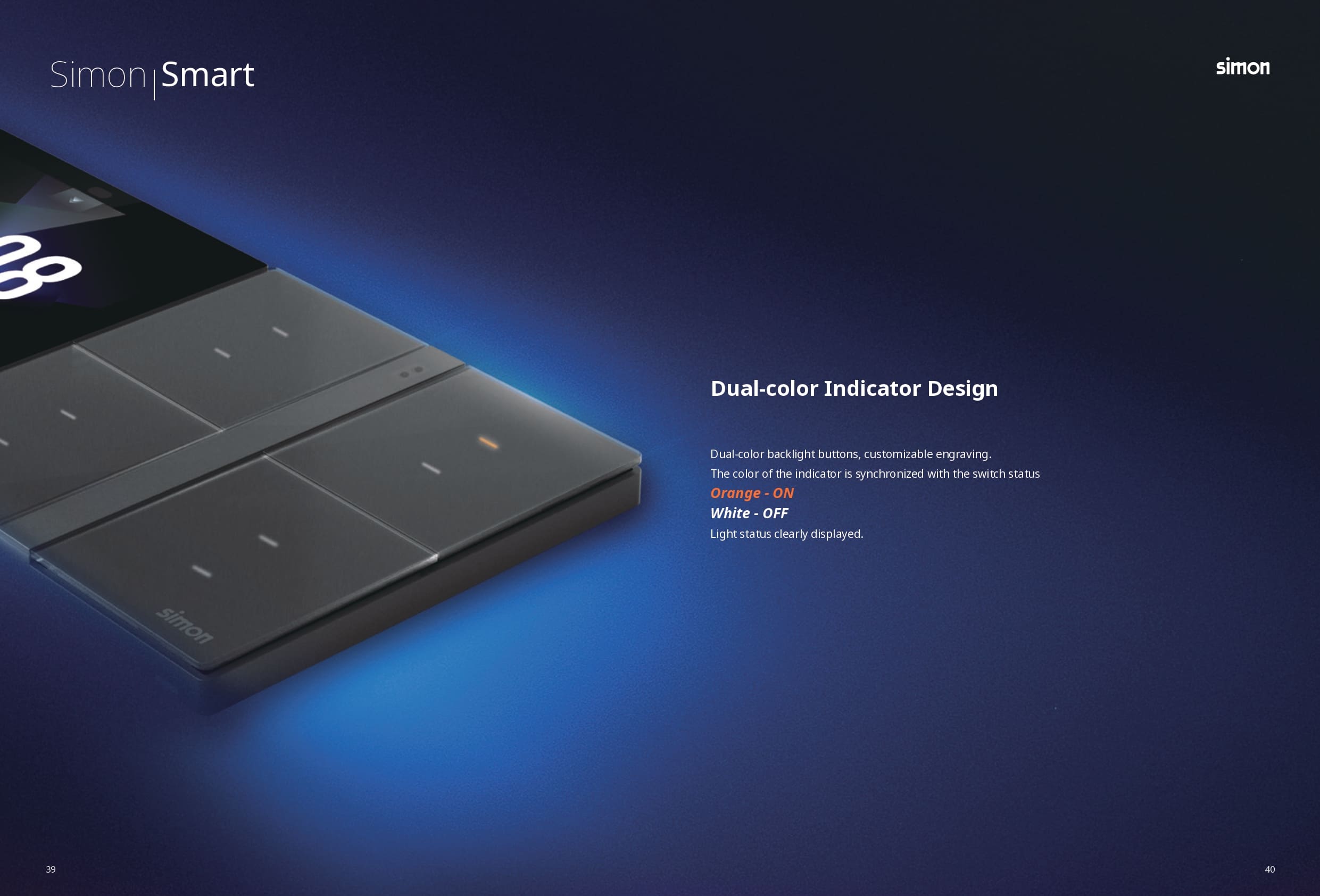 Catalogue công tắc Simon M7 Smart