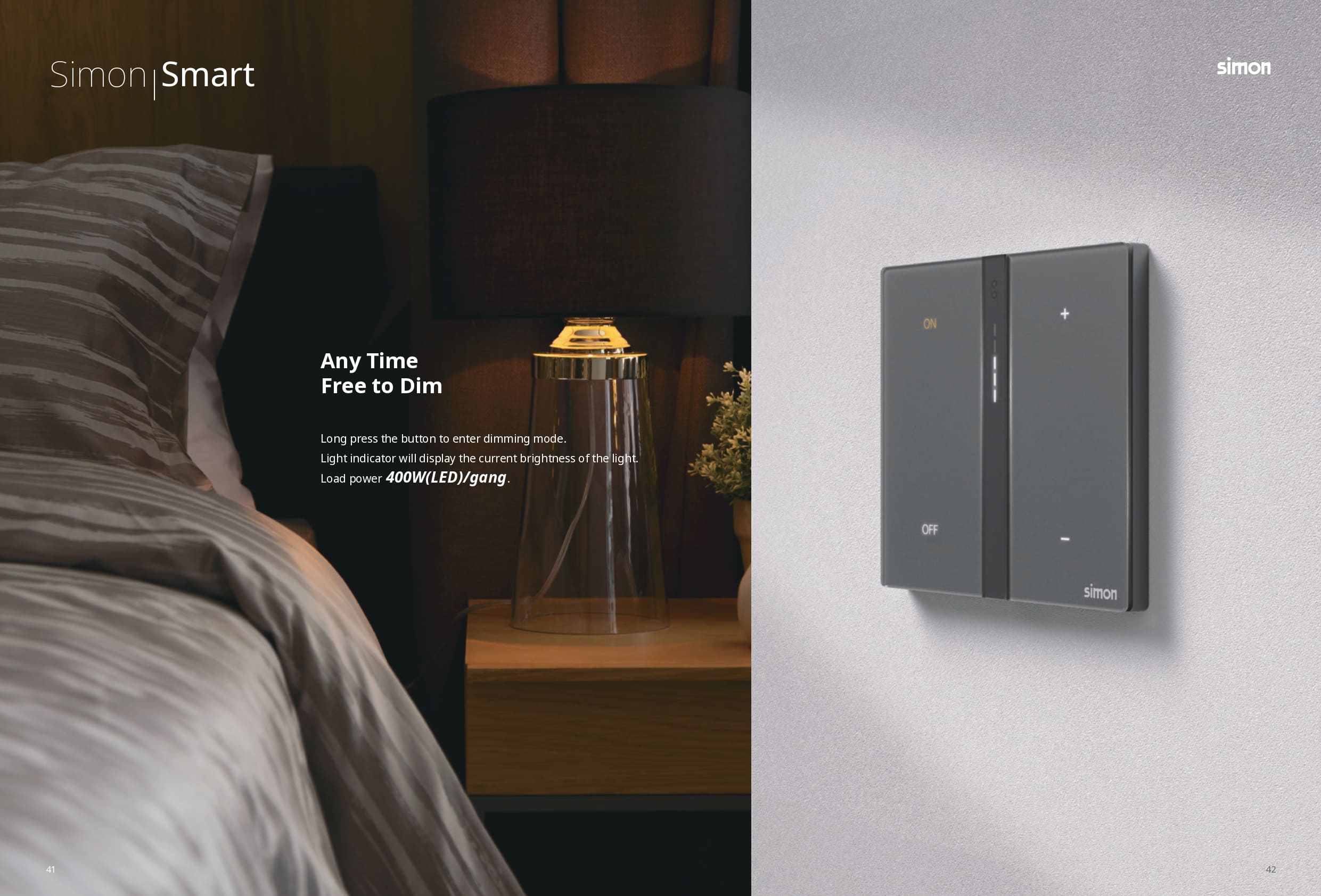 Catalogue công tắc Simon M7 Smart