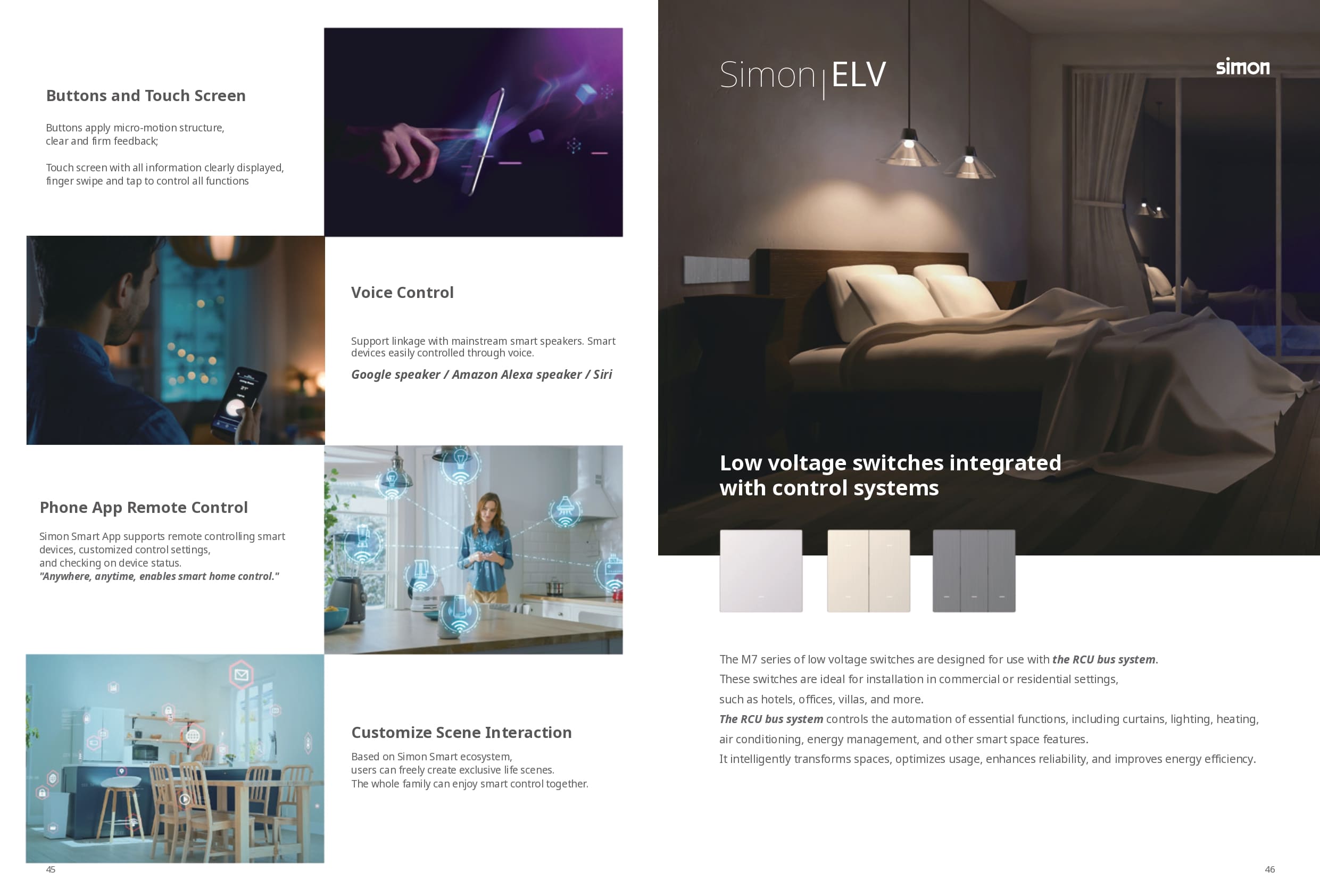 Catalogue công tắc Simon M7 Smart