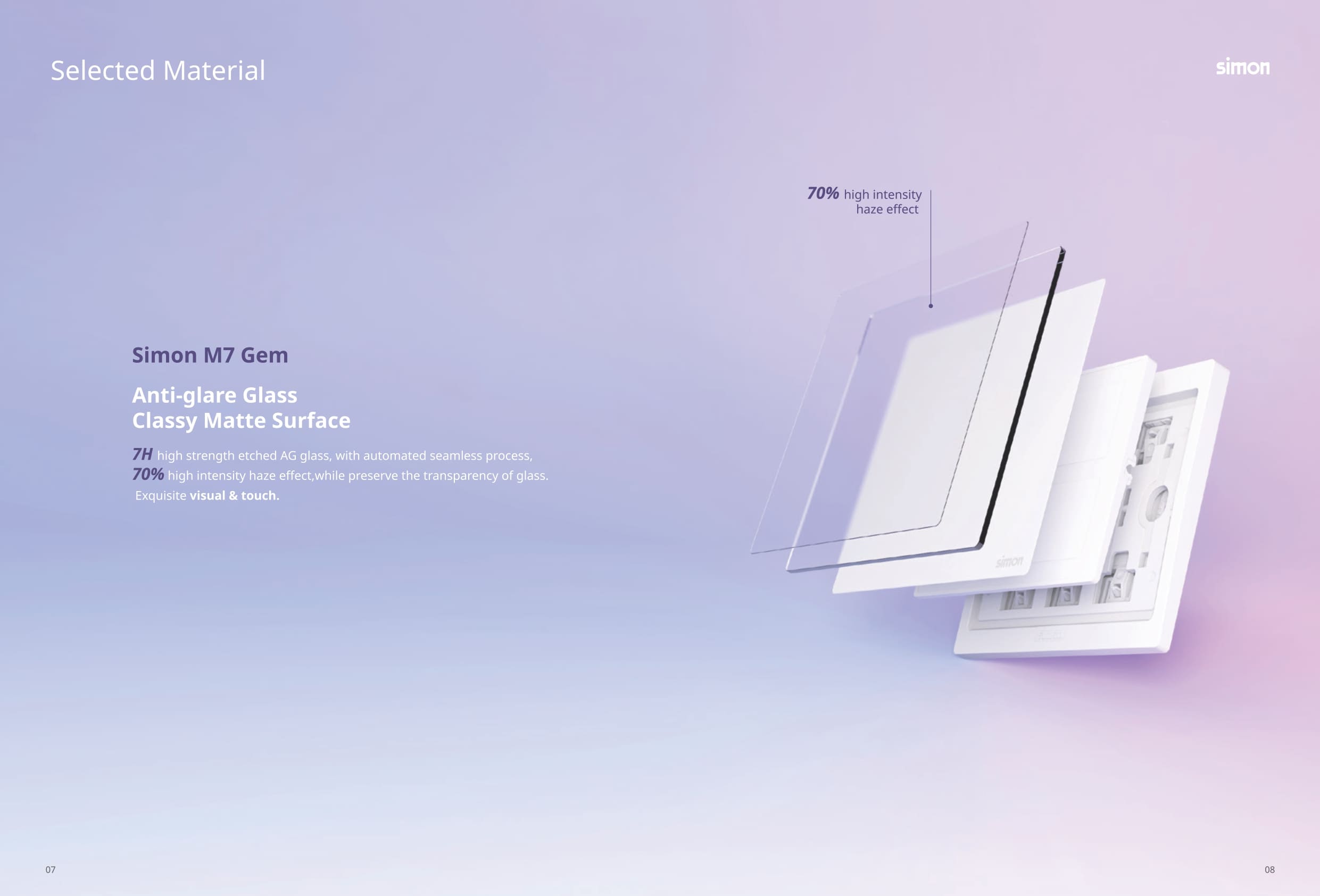 Catalogue công tắc Simon M7 Smart