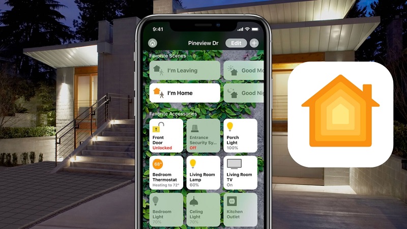 Ứng dụng Apple HomeKit với thiết bị nhà thông minh
