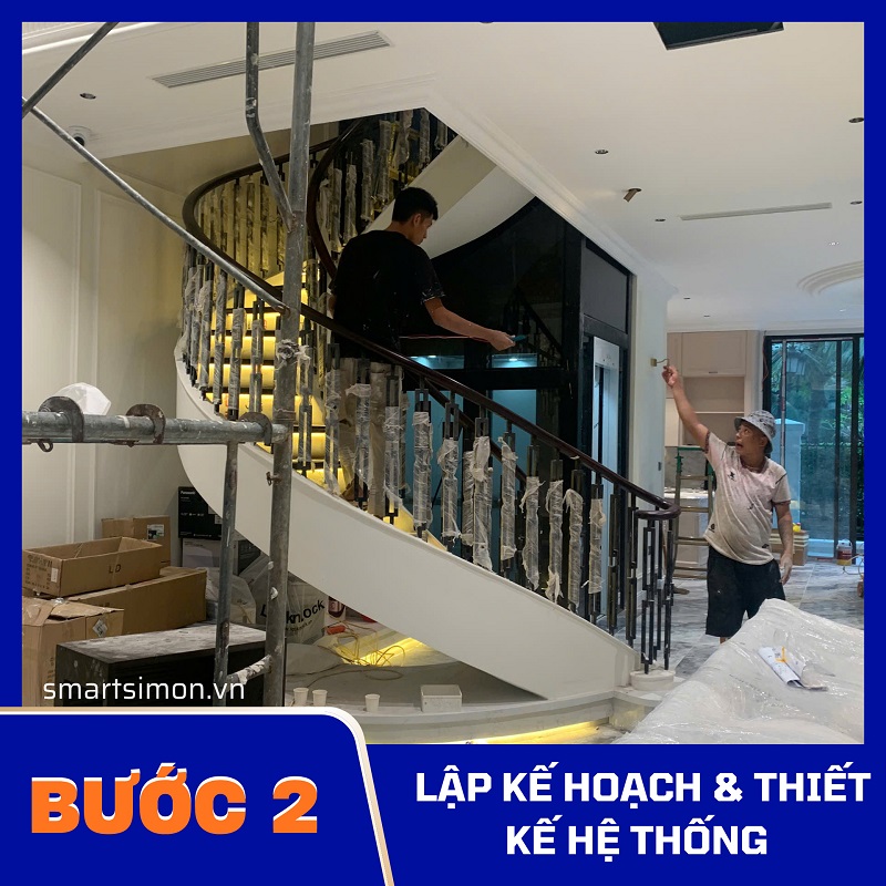  Lập kế hoạch & Thiết kế hệ thống cho quy trình thi công nhà thông minh