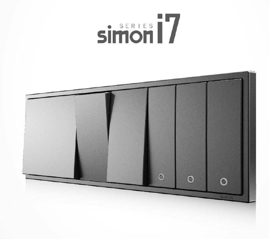 Dòng công tắc Simon i7 Smart Series với thiết kế dựa trên ý tưởng những phím đàn uyển chuyển cho phép điều khiển và kiểm soát thiết bị từ xa
