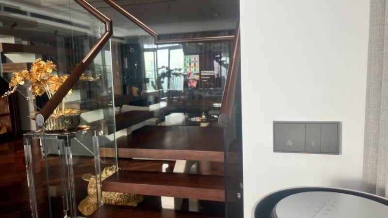 Công trình thi công nhà thông minh với sản phẩm công tắc thông minh Simon Smart